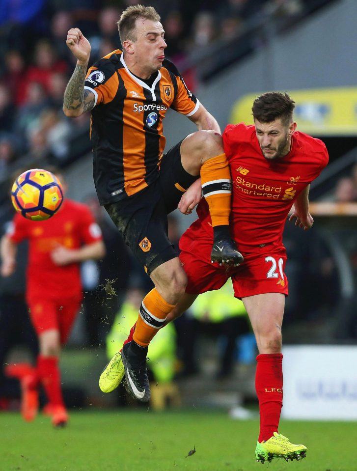  Adam Lallana is a big doubt for Liverpool with his Achilles injury