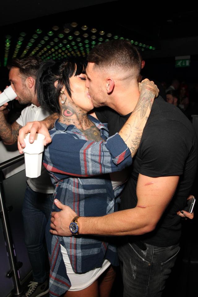  Jemma was spotted locking lips with a hunky stranger