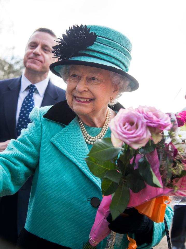  The Queen looked in good health at Sandringham as more than 200 well-wishers gathered to see Her Majesty