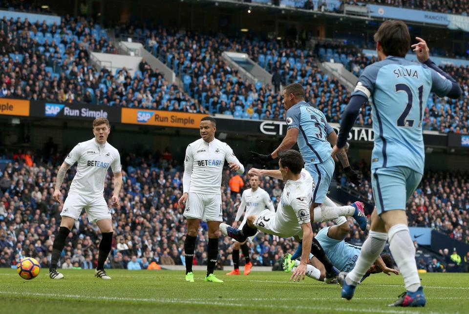  The youngster scored in just 11 minutes to give City an early lead