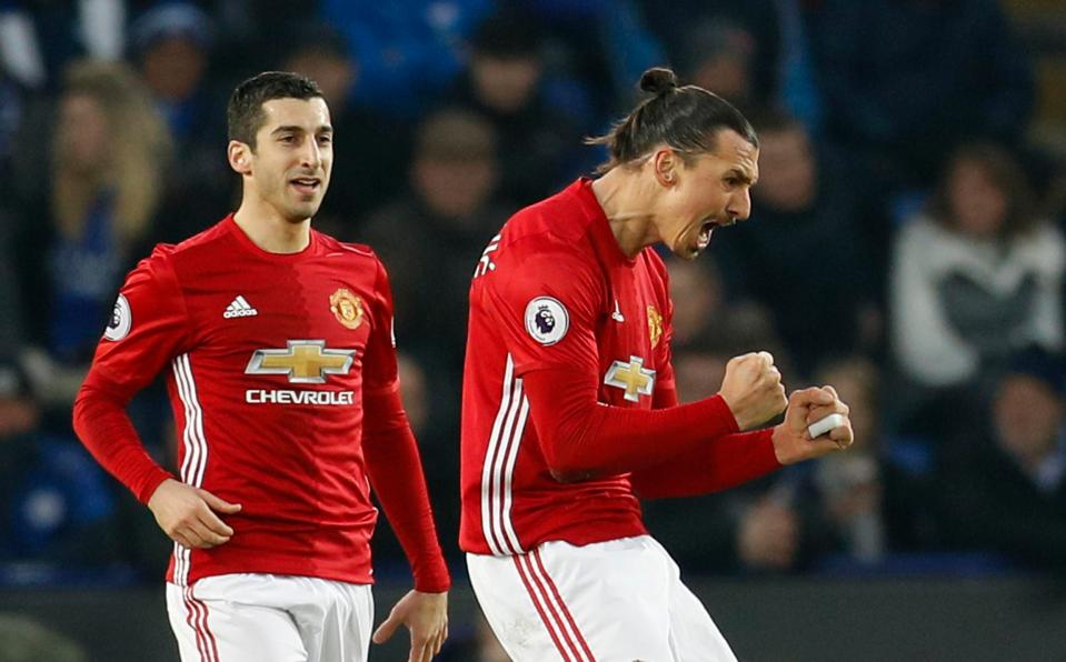  Ibrahimovic (right) claims he has already activated a 12-month contract extension