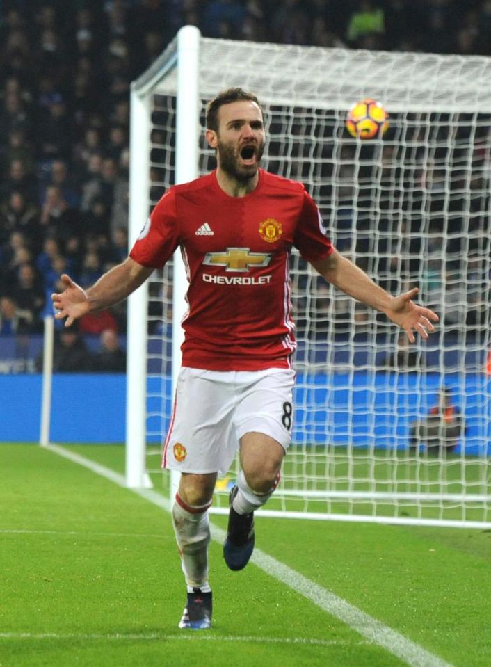  Juan Mata cost Manchester United £37m in 2014