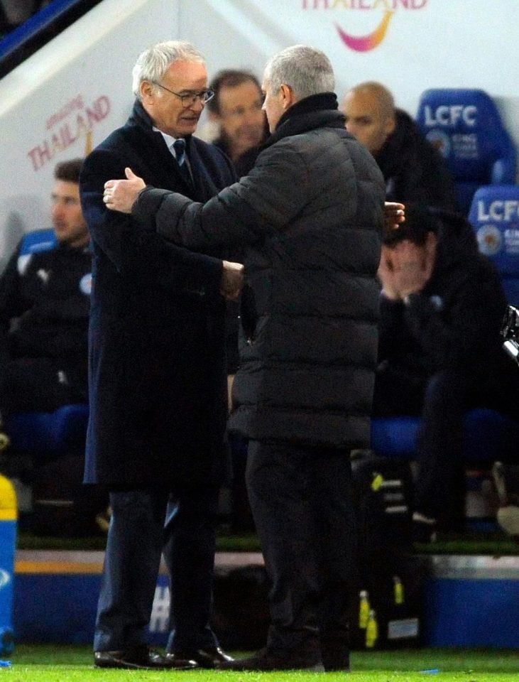  Mourinho insists Claudio Ranieri will keep champions Leicester up this season