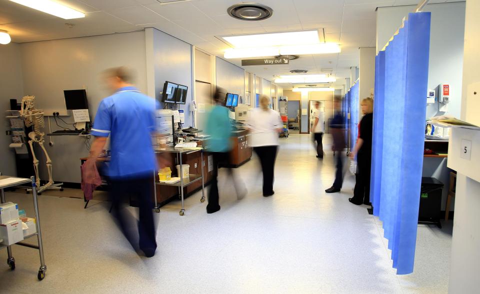  Nine in ten NHS trusts were dangerously full this winter, new figures have shown