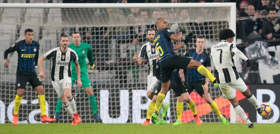  Cuadrado scored a stunner at the Juventus Stadium to send his side in front