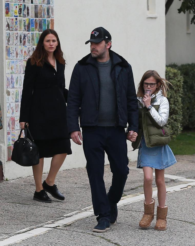  Ben has reportedly moved out of the family home in Pacific Palasades where the pair have shared ever since their split so they could co-parent their children, Violet, 10, Seraphina, seven, and four-year-old Samuel