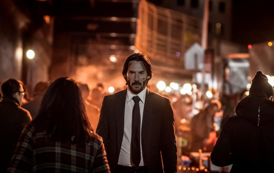  Keanu Reeves reprises his role as the titular assassin in John Wick: Chapter 2