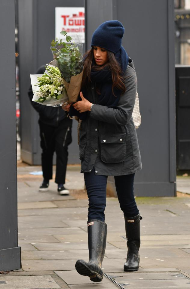  Markle has previously been spotted out and about buying groceries, while also out with Prince Harry on date nights