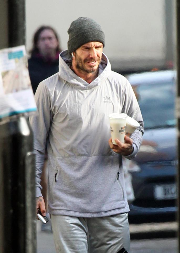  David Beckham has been spotted for the first time since the scandal hit