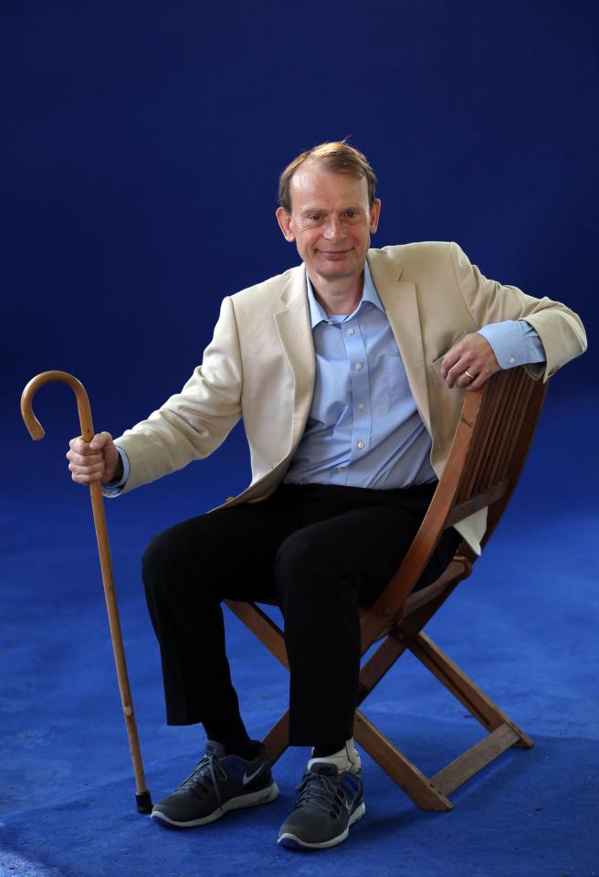  Andrew Marr is hoping to stop wearing his leg brace next year