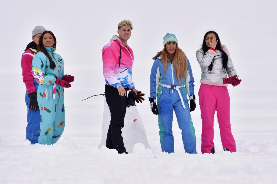  The Geordie Shore cast have been filming a ski trip in Europe