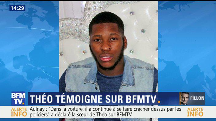  Youth worker Theo described the brutal assault by cops in an interview on French TV