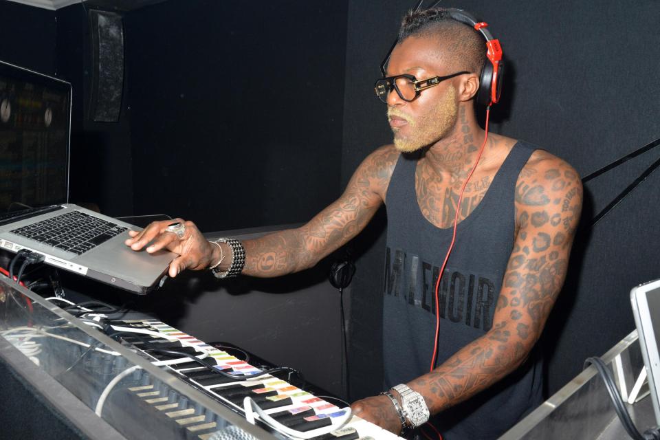  Djibril Cisse was even on the decks to launch Mariah Carey's gig last year