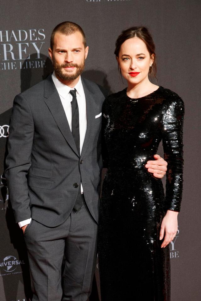  Jamie Dornan joined Dakota on the red carpet for the premiere