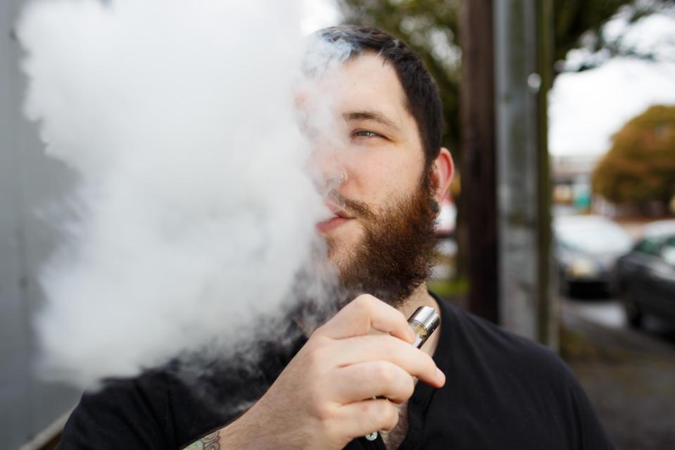  Around 31 per cent of e-cig users had moved on to experimenting with tobacco