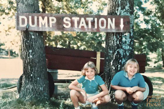  These children were the butt of their parents' holiday joke