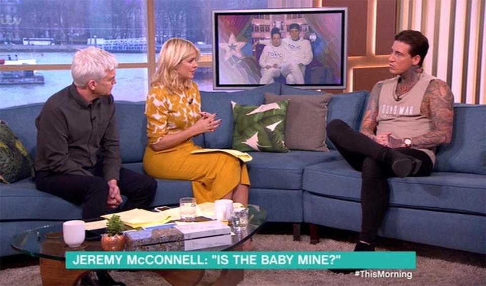  Jeremy spoke to Phillip Schofield and Holly Willoughby about his situation with Stephanie