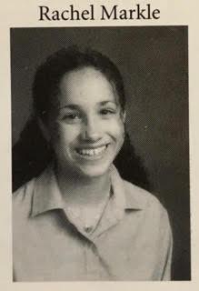  In the yearbook when she was known as Rachel