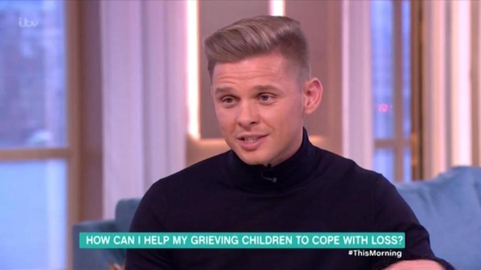  Jeff Brazier opened up about his bereavement book on Wednesday's This Morning