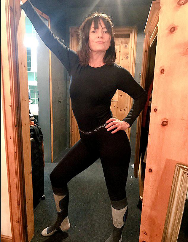  The star shared this cheeky snap of herself in her thermal underwear