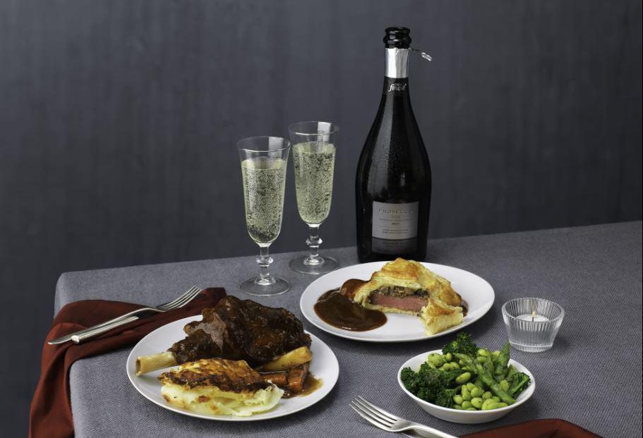  Wash down the rich Tesco lamb shank with some fresh and sparkling Prosecco