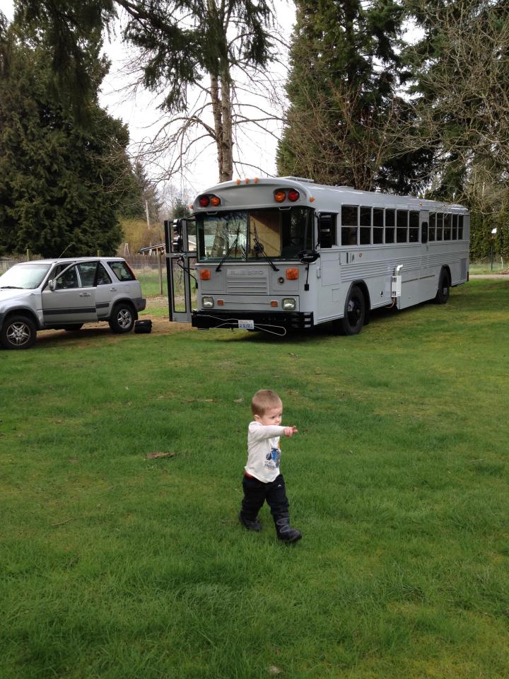  The whole family got involved in the renovations - even the little ones!