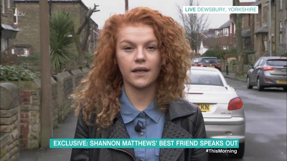  On Friday Shannon's former best friend told of how she misses her after not seeing her for nine years