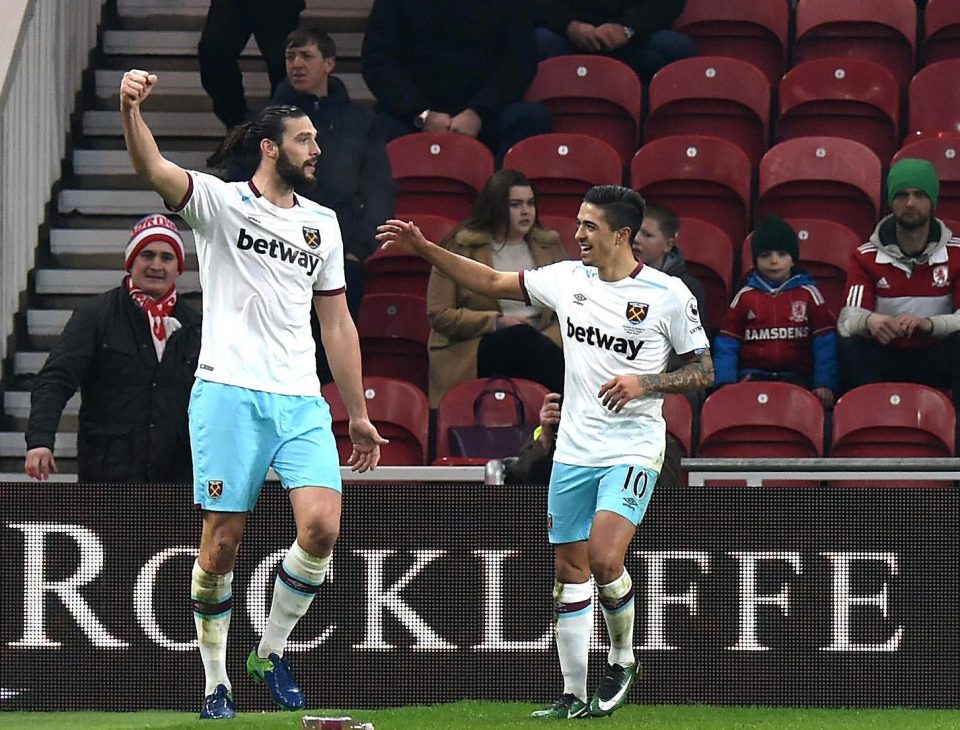  Andy Carroll has been a Hammers hit - when he is fit - but has had long spells out