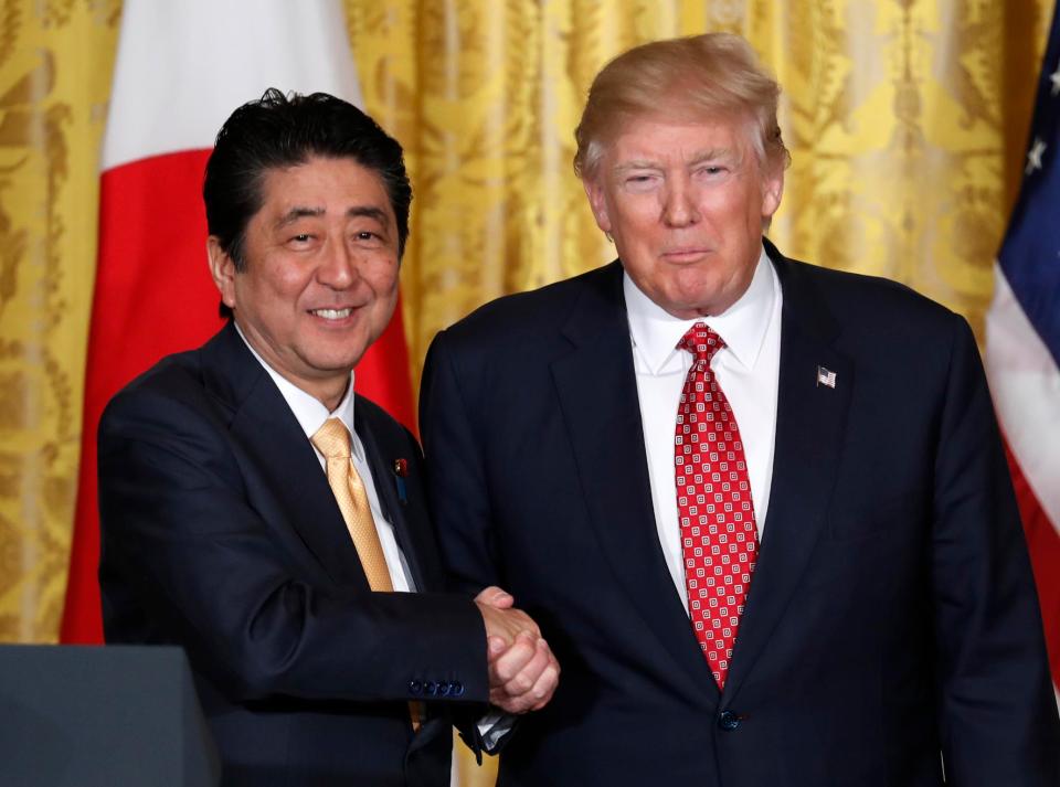  Trump offered his support ally Japan following North Korea's latest weapons test