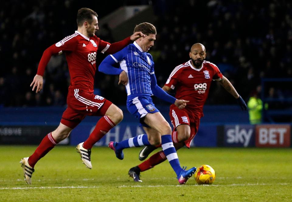  Adam Reach then found himself played through the middle and bore down on goal