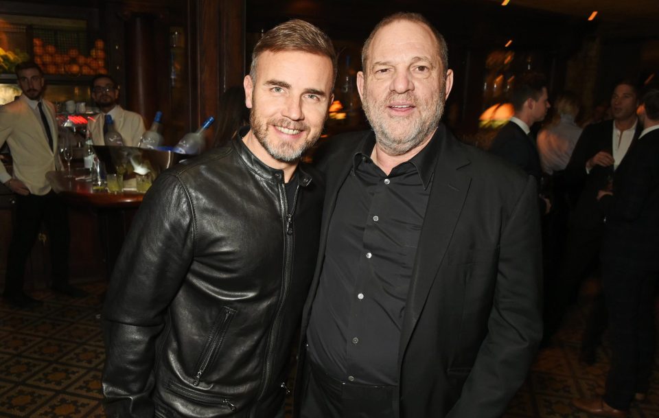  Gary snapped with Harvey Weinstein at his event