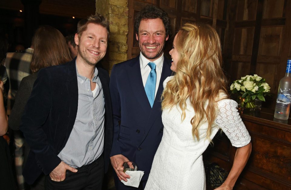  The charming Dominic West also turned up to the event