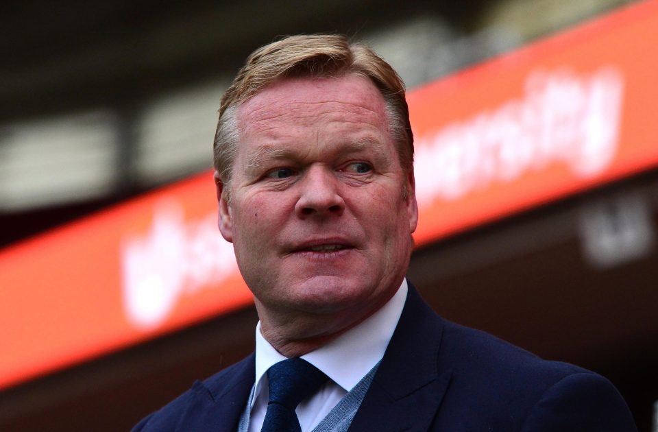  Everton boss Ronald Koeman could be a dark horse to take charge of Arsenal