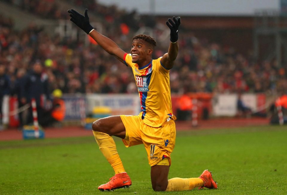  Wilfried Zaha looked Palace's most lively player but he couldn't help his side to a result