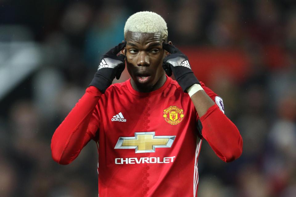  Paul Pogba had a dominant game in central midfield, both in defence and attack