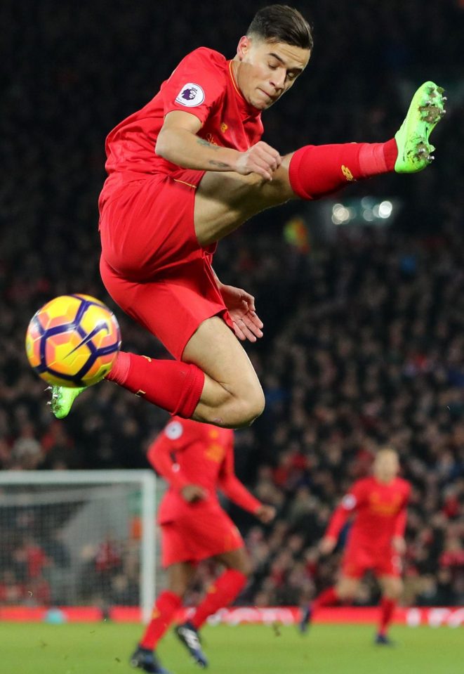  Coutinho strikes another unfamiliar pose