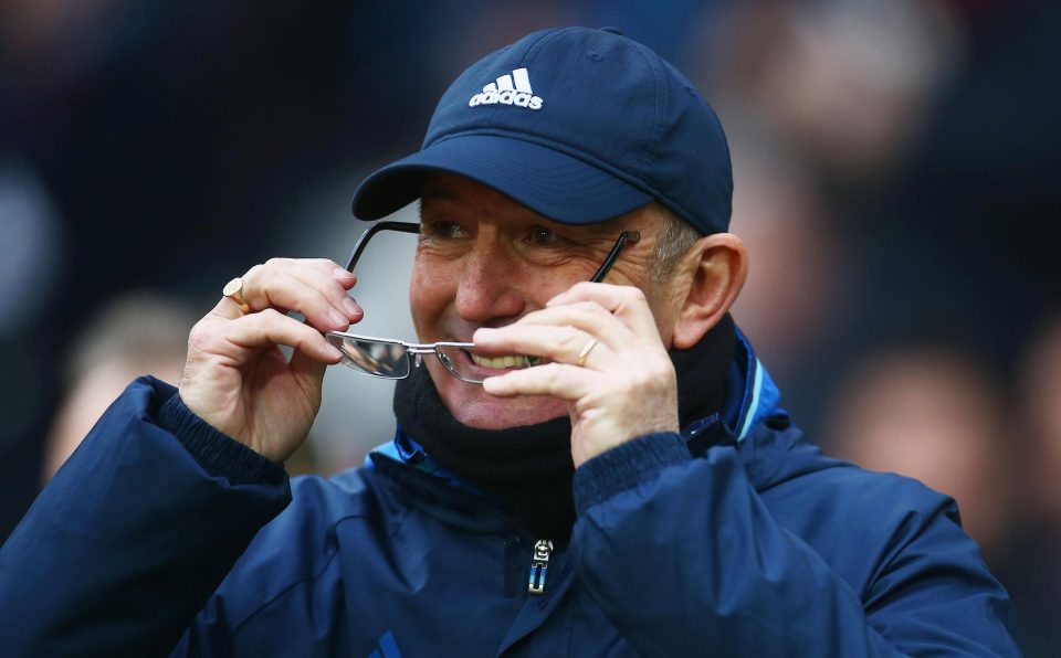  Tony Pulis is currently the best-placed of any British manager in the Premier League