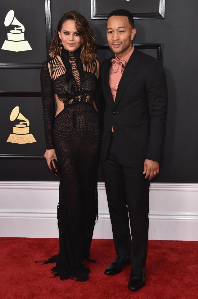  Chrissy attended the awards ceremony with her husband John Legend