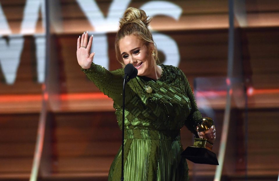  Adele first sparked rumours she had married over Christmas