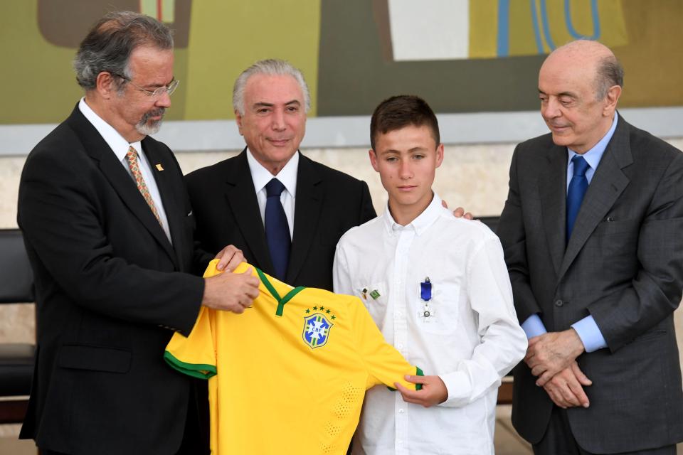  Johan Ramirez has been rewarded with a new home for his family after helping save the lives of Chapecoense players