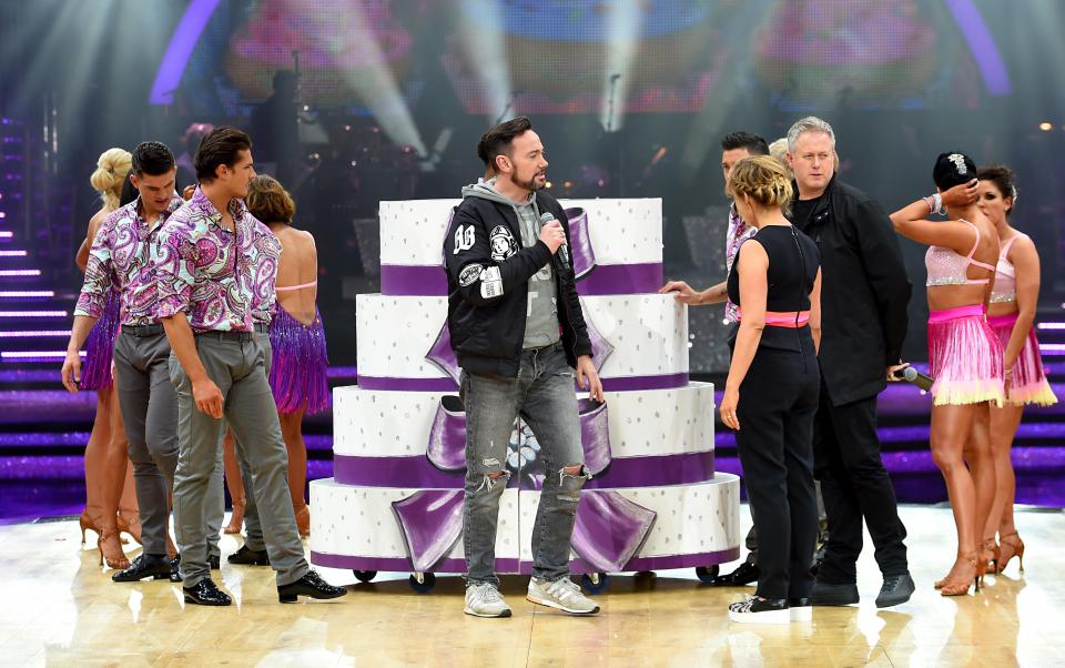  Craig, the brains behind the Strictly tour, directs the cast in rehearsals