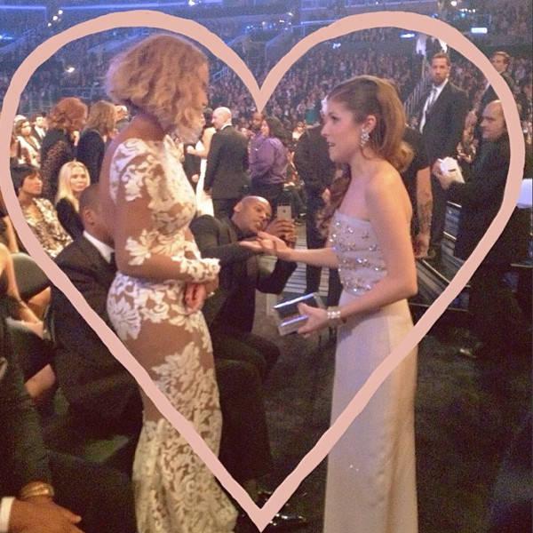  Anna Kendrick totally lost her cool when she met Beyonce at the Grammys previously