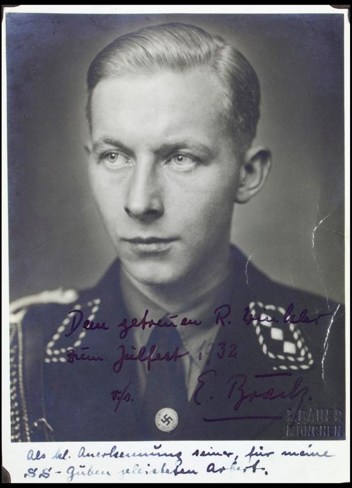  Nazi Erik Brack, who took the photographs