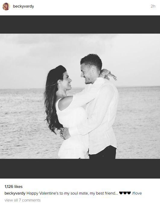  Becky Vardy recently married footballer Jamie