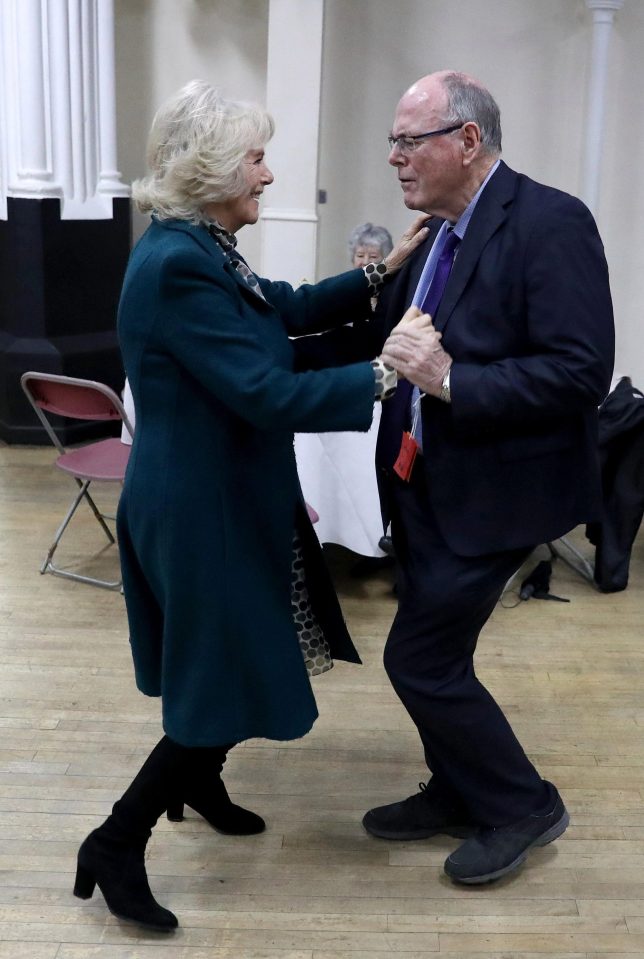  At the end of the dance Camilla was said to joke "don't tell my husband"