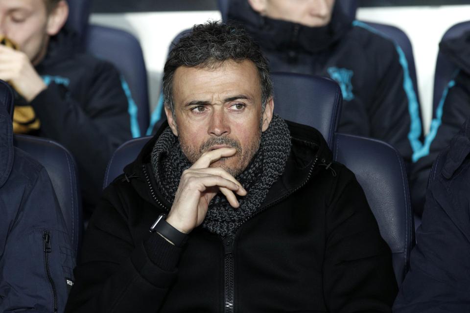  Luis Enrique is set for the sack unless his side pull of a miracle at the Nou Camp