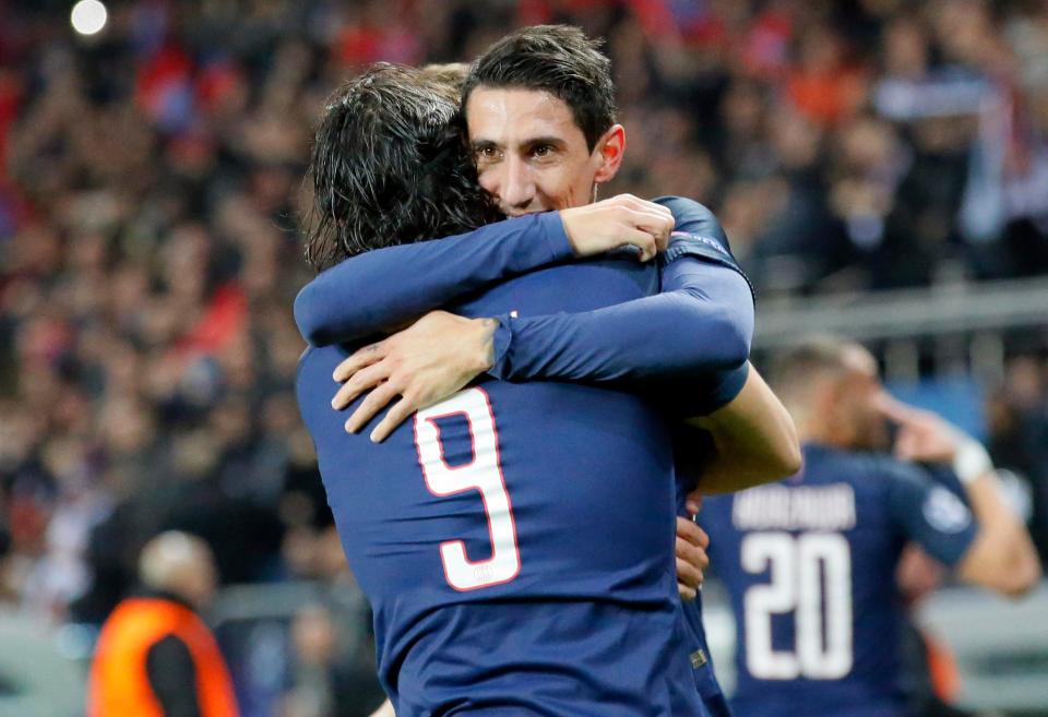  Barca were punished by Angel Di Maria and Edinson Cavani