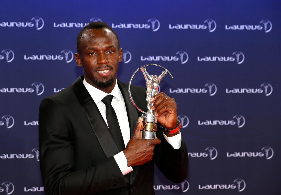 Usain Bolt won the Laureus Sportsman of the Year award for the fourth time on Tuesday