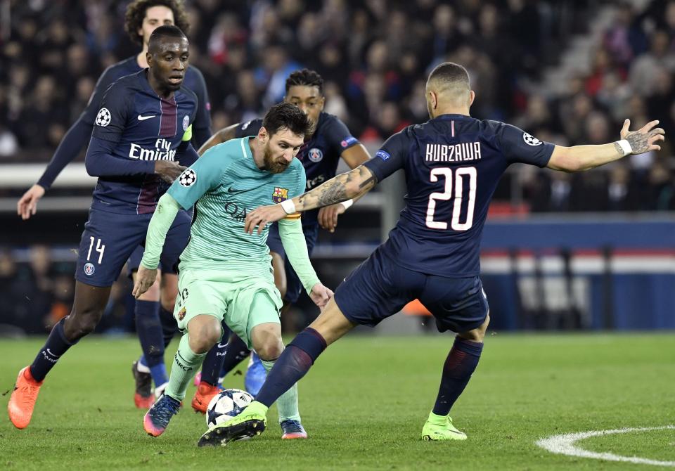  Lionel Messi was cut down to a mere mortal as Barcelona were humbled 4-0 in Paris