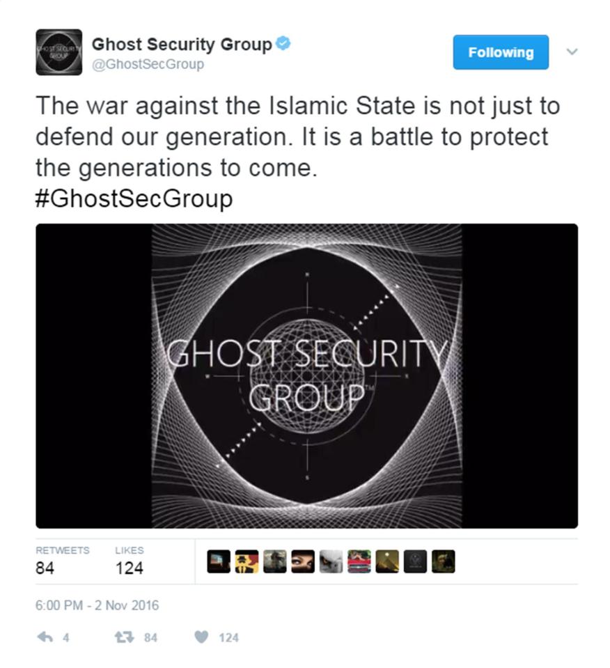  A spokesperson for the group claims their motivation is simply stopping terror whenever possible